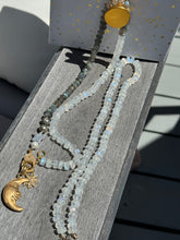 Load image into Gallery viewer, Eclipse gemstone necklace