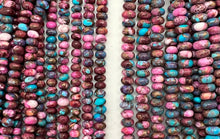 Load image into Gallery viewer, Purple spineman gemstone necklace