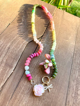 Load image into Gallery viewer, Succulent gemstone necklace