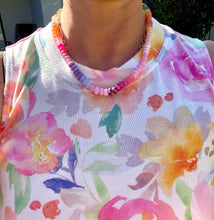 Load image into Gallery viewer, Spring bouquet stacked necklace