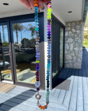 Load image into Gallery viewer, Tide pools gemstone necklace
