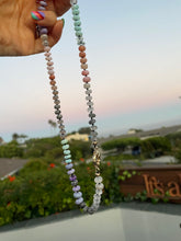 Load image into Gallery viewer, Dainty Edgy pastel gemstone rainbow