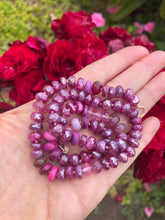 Load image into Gallery viewer, Red velvet gemstone necklace
