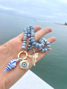 Mali-blue mermaid necklace