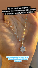 Load image into Gallery viewer, Jewish star Magen David necklace
