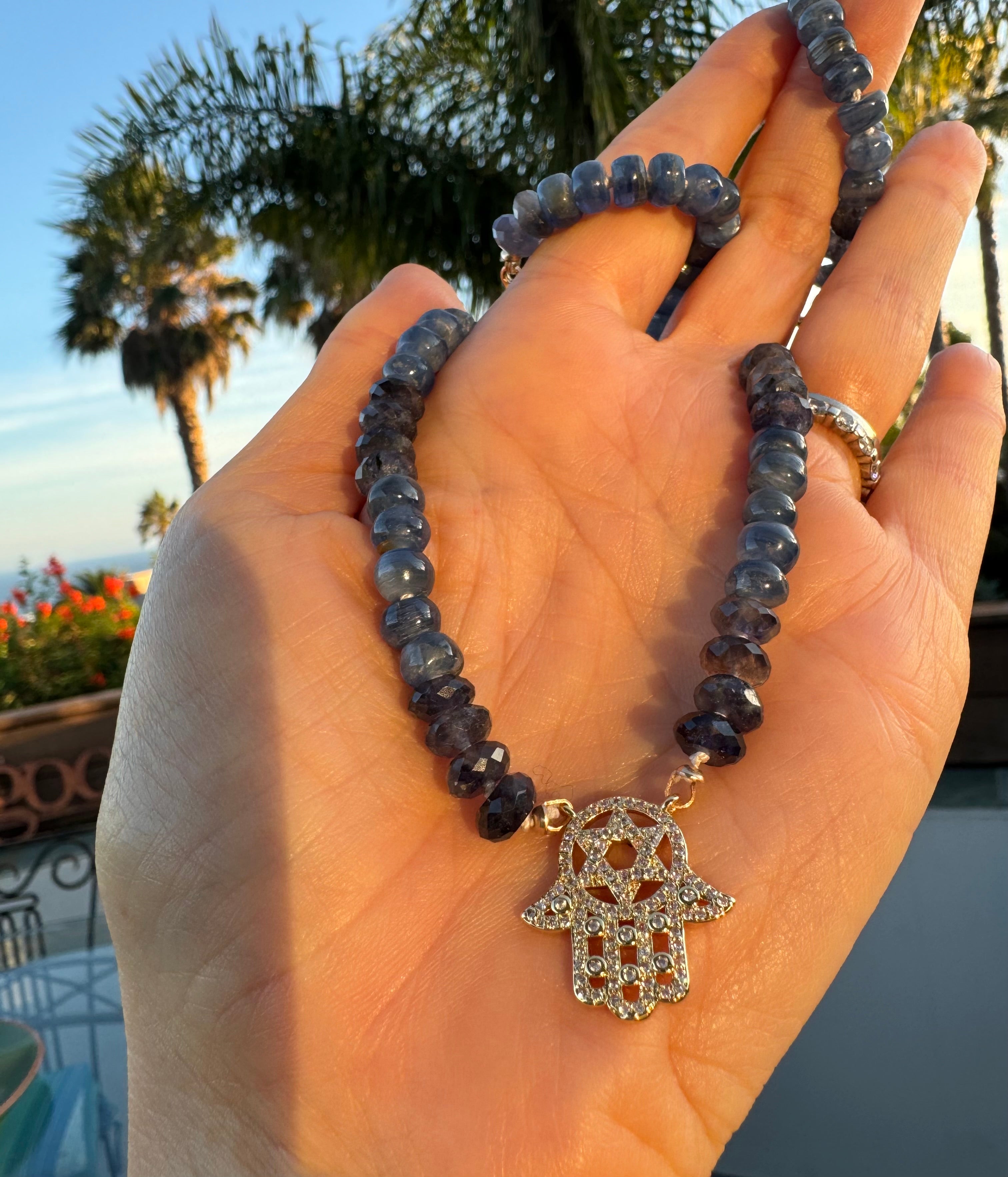 Hamsa necklace