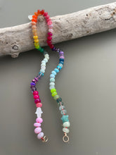 Load image into Gallery viewer, Celeste(ial) rainbow gemstone necklace
