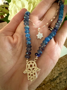 Hamsa necklace