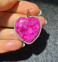 Load image into Gallery viewer, Pink calcite heart
