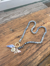 Load image into Gallery viewer, Mali-blue mermaid necklace
