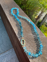 Load image into Gallery viewer, Ombre topaz necklace
