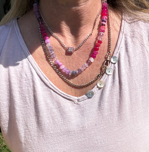 “SPRING FLING” gemstone necklace