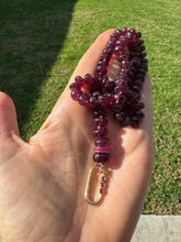 Load image into Gallery viewer, Gemmy Rhodolite Garnet necklace
