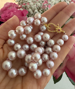 “Champagne”Pearl necklace