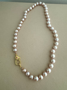 “Champagne”Pearl necklace