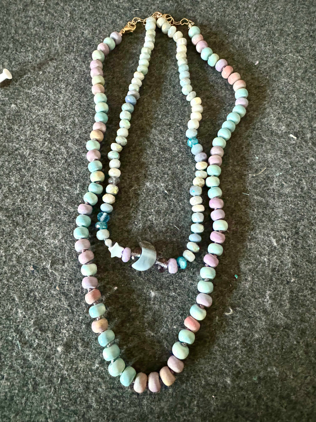 Moonstruck gemstone necklace