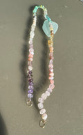 Pastel mish mash gemstone necklace