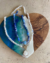 Load image into Gallery viewer, Blue belle gemstone necklace
