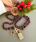 Garnet necklace