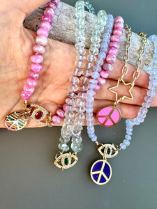 Peace sign pendants