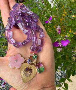 Amethyst necklace