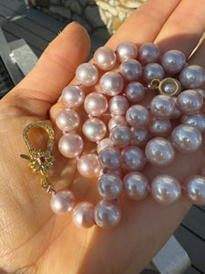 “Champagne”Pearl necklace