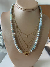 Load image into Gallery viewer, Sea mist gemstone necklace
