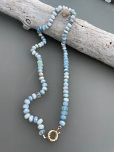 Load image into Gallery viewer, Sea mist gemstone necklace
