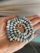 Load image into Gallery viewer, Sea mist gemstone necklace
