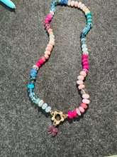 Load image into Gallery viewer, RAZZLE Dazzle gemstone necklace
