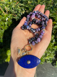 Purple magic necklace