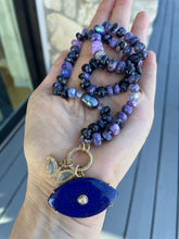 Load image into Gallery viewer, Purple magic necklace
