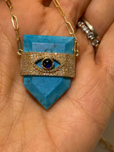 Load image into Gallery viewer, 14k Turquoise protection necklace
