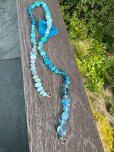 Load image into Gallery viewer, Mali-BLUE mixy gemstone necklace
