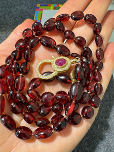 Garnet necklace