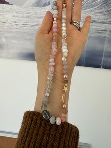 Soft Whimsy gemstone necklace