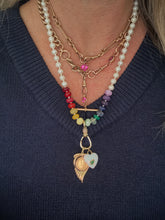 Load image into Gallery viewer, Freshwater pearl rainbow necklace
