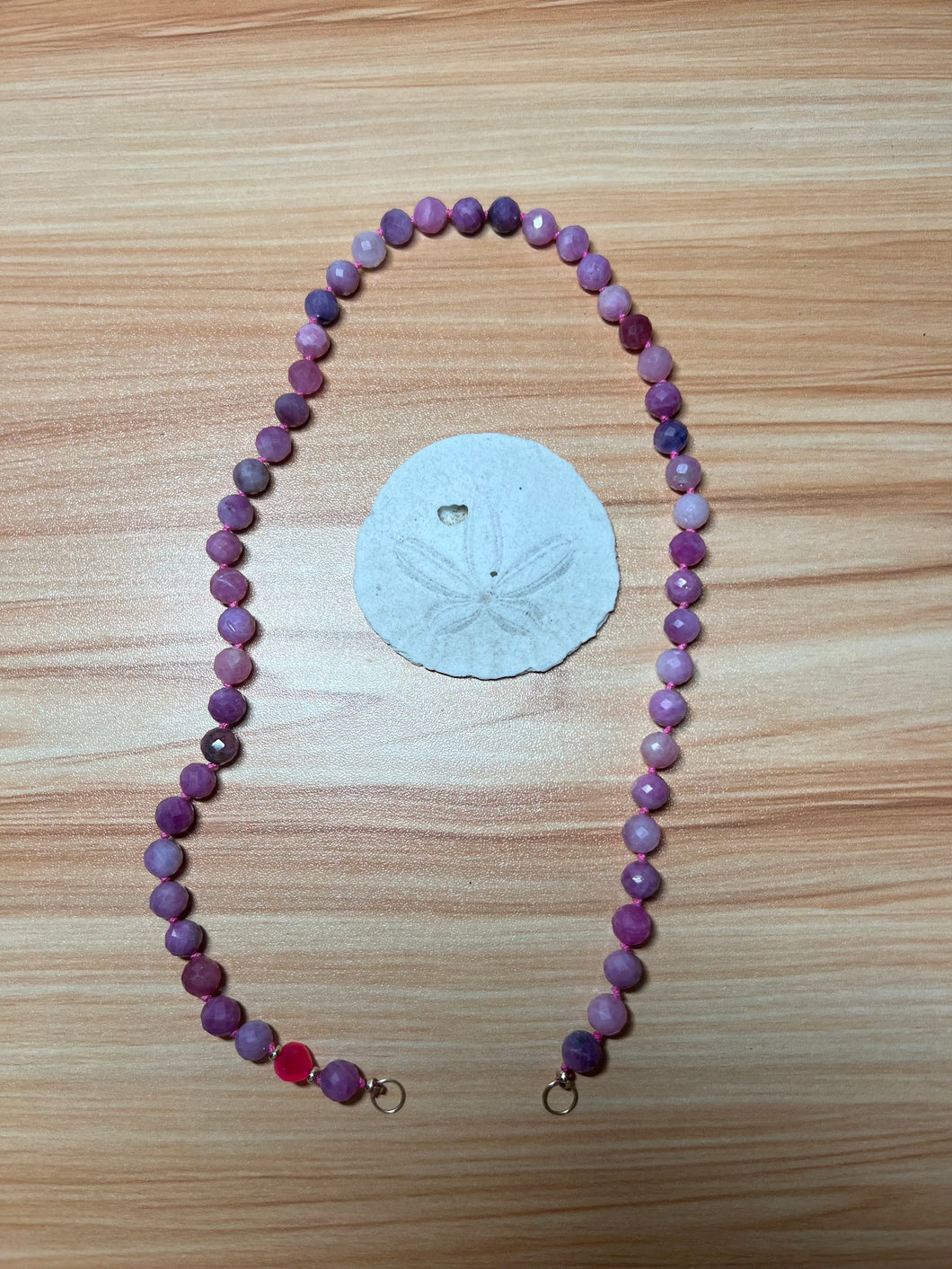 Beautiful Rubies necklace 14k