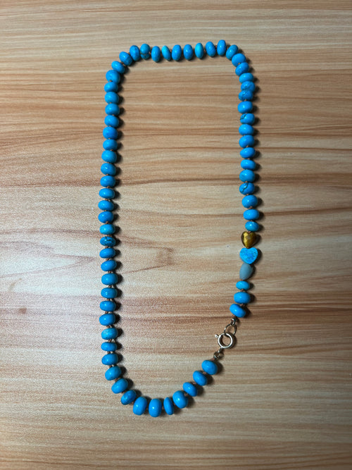 14k Arizona Turquoise Necklace