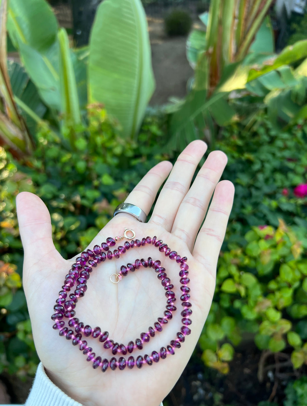 14k Rubilite Necklace