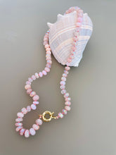 Load image into Gallery viewer, Powder puff gemstone necklace
