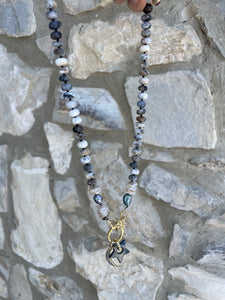 Dendrite agate necklace