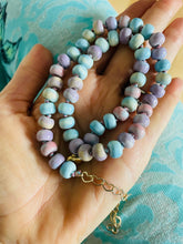 Load image into Gallery viewer, Macaron agate necklace
