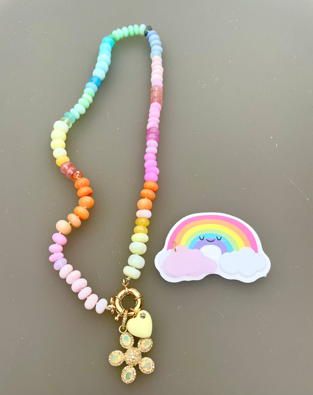 Sorbet gemstone necklace