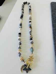 Dendrite agate necklace