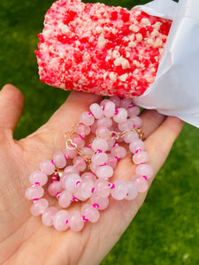 Strawberry shortcake necklace