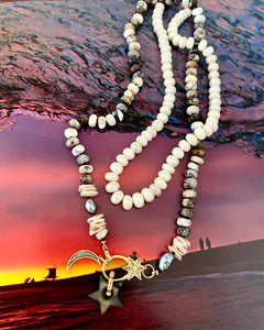 Dendrite agate necklace