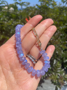 Lilac moonstone bracelet