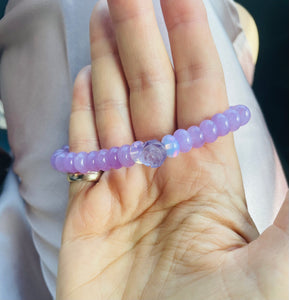 Lilac bracelets