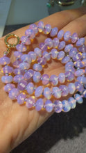 Load and play video in Gallery viewer, Cotton candy opalite necklace
